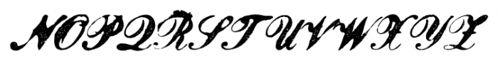 Magesta Script Bold Regular Font UPPERCASE