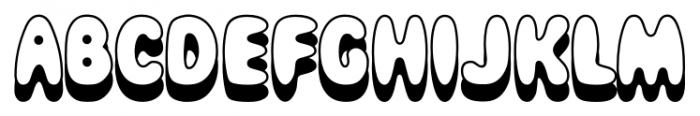 Magical Mystery Tour  Outline Shadow Font UPPERCASE