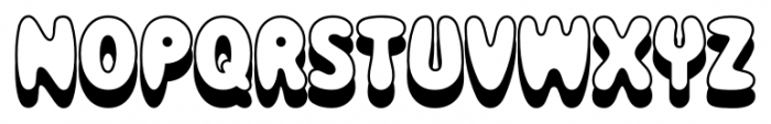 Magical Mystery Tour  Outline Shadow Font UPPERCASE