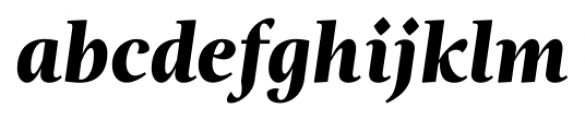 Magneta Black Italic Font LOWERCASE