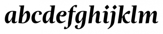 Magneta Bold Italic Font LOWERCASE