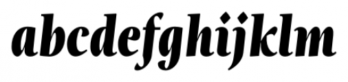 Magneta Condensed Black Italic Font LOWERCASE
