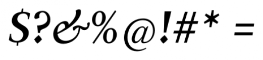 Magneta SemiBold Italic Font OTHER CHARS