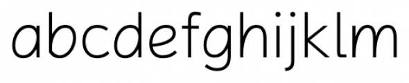 Magnum Sans Alfa Ex Light Font LOWERCASE
