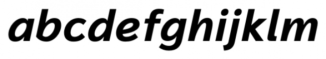 Magnum Sans Bold Italic Font LOWERCASE