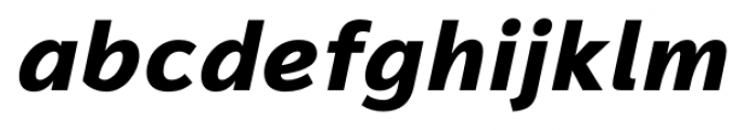 Magnum Sans Ex Bold Italic Font LOWERCASE
