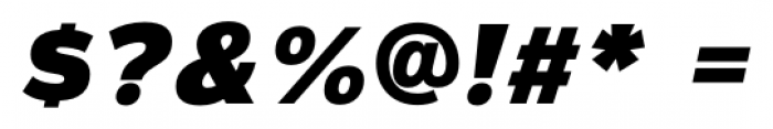Magnum Sans Pro Ex Black Italic Font OTHER CHARS
