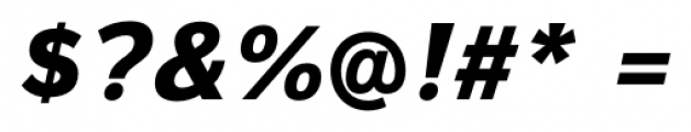 Magnum Sans Pro Ex Bold Italic Font OTHER CHARS