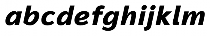 Magnum Sans Pro Ex Bold Italic Font LOWERCASE