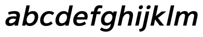 Magnum Sans Pro Semi Bold Obliq Italic Font LOWERCASE