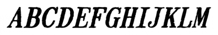 Mailart Rubberstamp Italic Font LOWERCASE