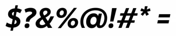 Malva Bold Italic Font OTHER CHARS