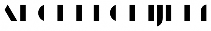 Manbow Fill Font LOWERCASE