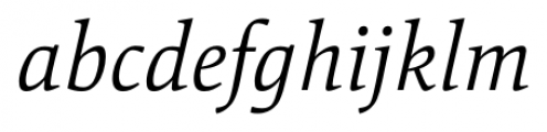 Mangan Nova Light Italic Font LOWERCASE