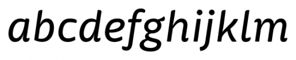 Mangerica Italic Regular Font LOWERCASE