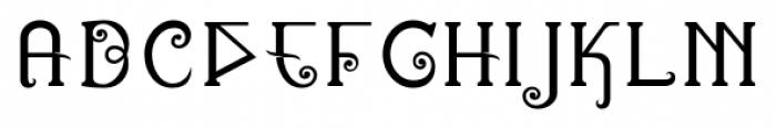 Mantra Regular Font UPPERCASE
