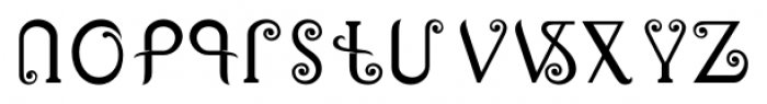 Mantra Regular Font LOWERCASE
