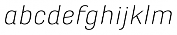Marianina XWide FY Light Italic Font LOWERCASE