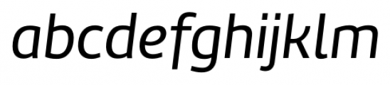 Marin Regular Italic Font LOWERCASE