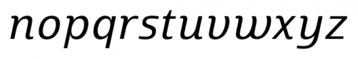 Marintas Regular Italic Font LOWERCASE