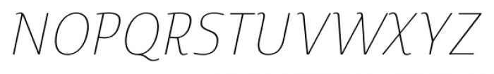Marintas Thin Italic Font UPPERCASE