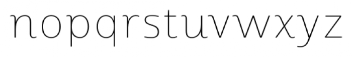 Marintas Thin Font LOWERCASE