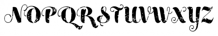 Maris Rough Black Font UPPERCASE