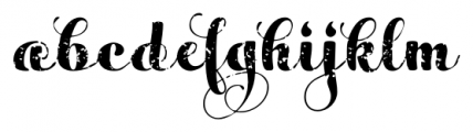 Maris Rough Black Font LOWERCASE