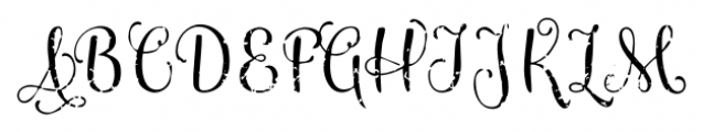 Maris Rough Light Font UPPERCASE