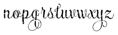 Maris Rough Light Font LOWERCASE