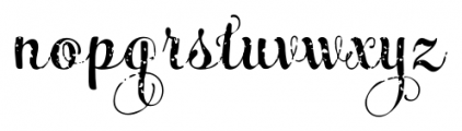 Maris Rough Medium Font LOWERCASE