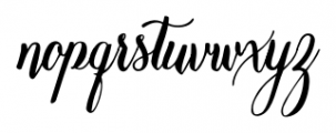 Marpesia Standard Regular Font LOWERCASE