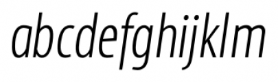 MaryTodd Light Italic Font LOWERCASE