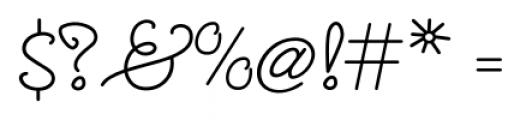 Marzipan Regular Font OTHER CHARS