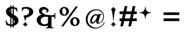 Mason Serif Bold Font OTHER CHARS
