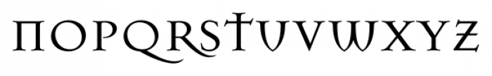 Mason Serif Regular Font LOWERCASE