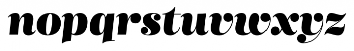 Mastadoni G4 Italic Font LOWERCASE