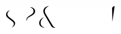Matrix II Hilite Italic Font OTHER CHARS
