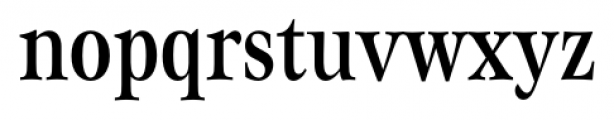 Mauritius Condensed Regular Font LOWERCASE