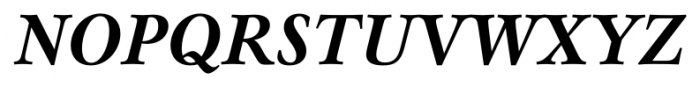 Mauritius Medium Italic Font UPPERCASE