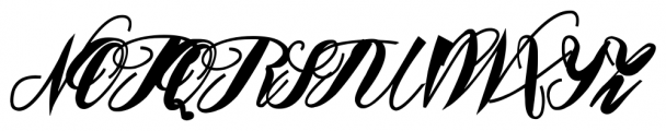 Mavblis Extended Italic Font UPPERCASE