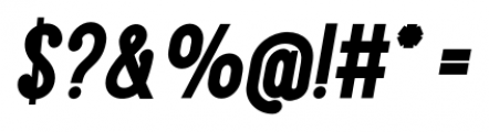 Maxwell Slab SC Bold Italic Font OTHER CHARS