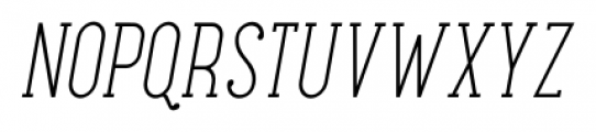 Maxwell Slab SC Light Italic Font LOWERCASE