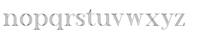 MAD Serif Black Font LOWERCASE