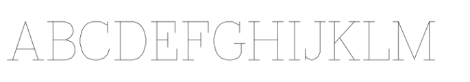 MAD Serif Light Font UPPERCASE