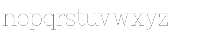 MAD Serif Light Font LOWERCASE