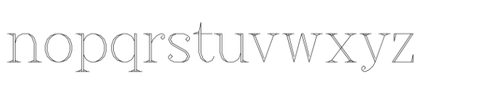 MAD Serif Regular Font LOWERCASE