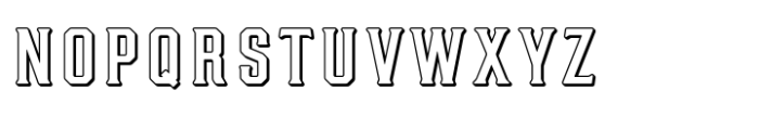 MARLIN SHADOW OUTLINE Font UPPERCASE