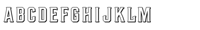 MARLIN SHADOW OUTLINE FONT