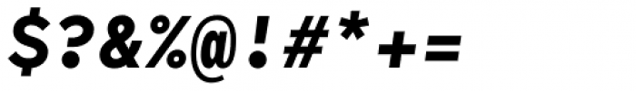Maax Mono Bold Italic Font OTHER CHARS